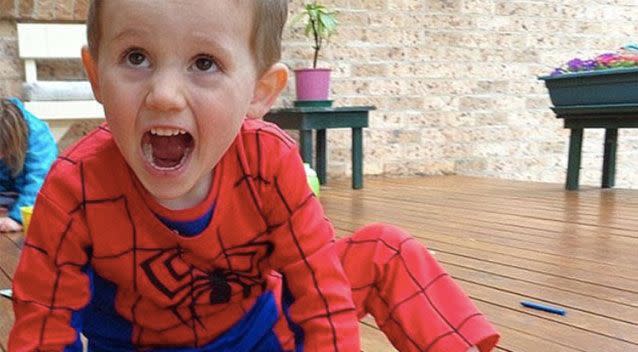 William, who would turn seven in June, disappeared wearing his now iconic Spiderman costume. Source: NSW Police