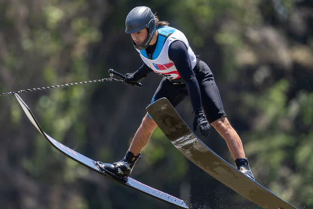 Johnny Hayward/Getty Images Canadian waterskier Michael Geller of the University of Louisiana at Lafayette