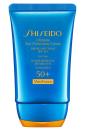 <p>Shiseido Wetforce Ultimate Sun Protection Cream Broad Spectrum SPF 50+ for Face Water is the enemy for most sunscreens, but this innovative formula actually activates when wet. Ideal for active days in a beach, pool, or lake, this water-resistant sunscreen also includes beneficial skin ingredients. <br><br><a rel="nofollow noopener" href="http://www.shiseido.com/ultimate-sun-protection-cream-spf-50-wetforce/0730852114852,en_US,pd.html" target="_blank" data-ylk="slk:Shiseido Wetforce Ultimate Sun Protection Cream Broad Spectrum SPF 50+ for Face" class="link ">Shiseido Wetforce Ultimate Sun Protection Cream Broad Spectrum SPF 50+ for Face</a> ($36)</p>