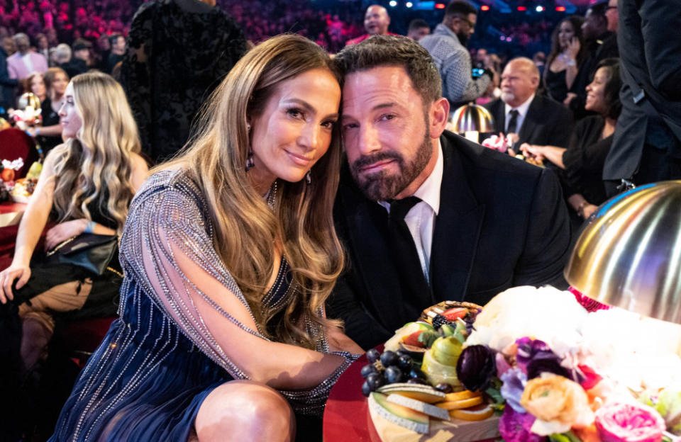 Ben Affleck and Jennifer Lopez - Grammy Awards 2023 - Getty