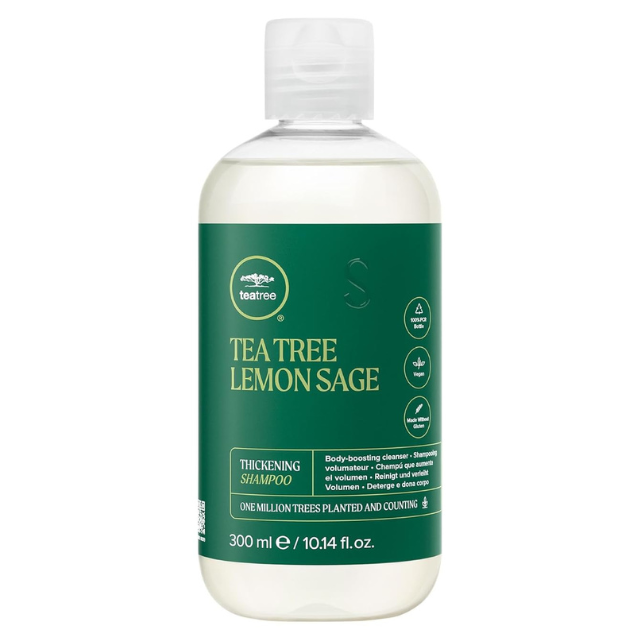 Thickening Shampoo with Tea Tree, Lemon and Sage: $20, adds volume to thin hair