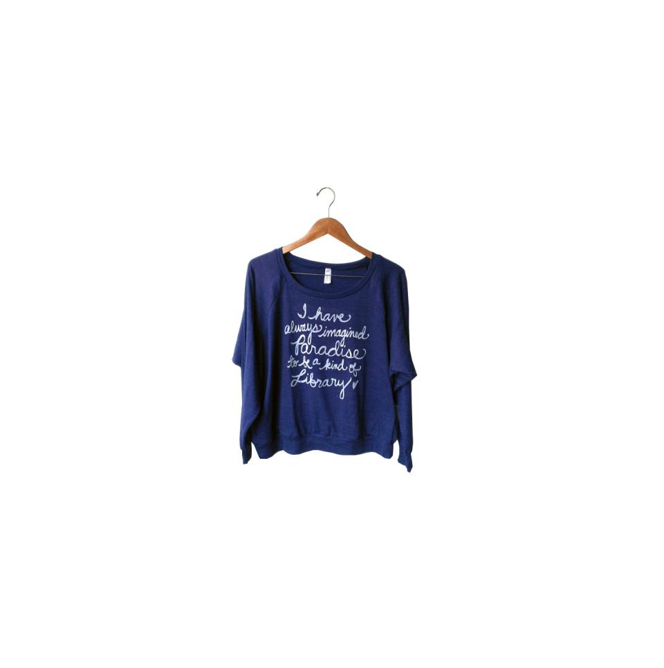 NeenaCreates Book-Lover Pullover