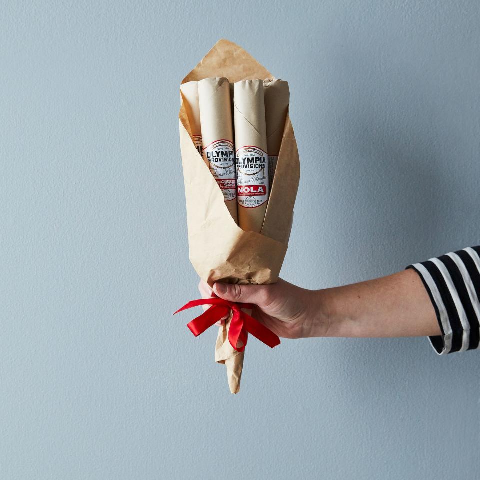 Olympia Provisions Salami Bouquet. (Photo: Food52)