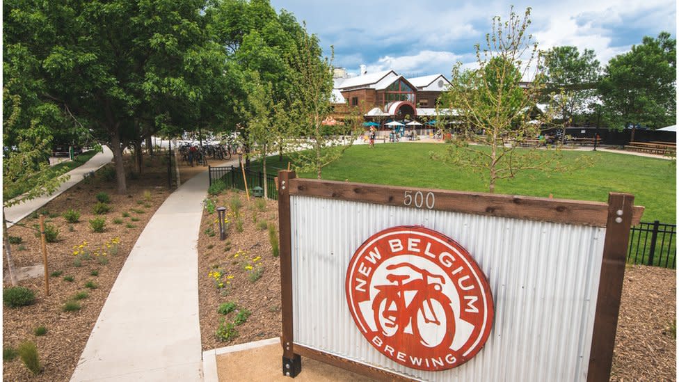 New Belgium Brewing sign