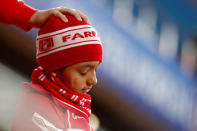 A Peru fan after the match against France. REUTERS/Damir Sagolj