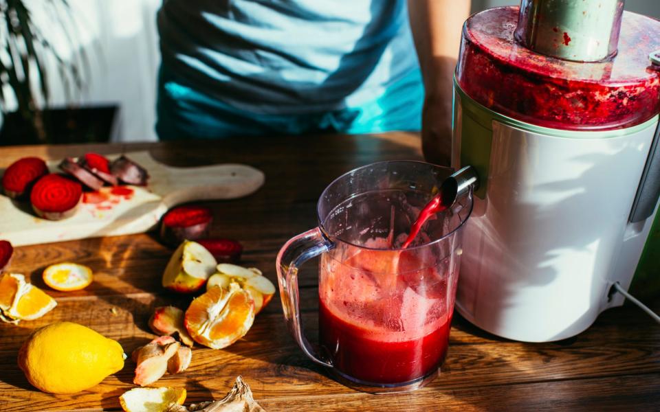 Nutritionist Emily Leeming warns against juicing as it removes the fruits' fibre and releases unhealthy sugars