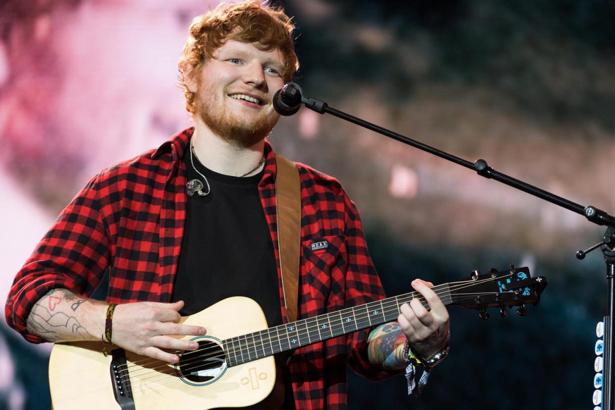 Big news: Ed Sheeran has announced a stadium tour: Ian Gavan/Getty