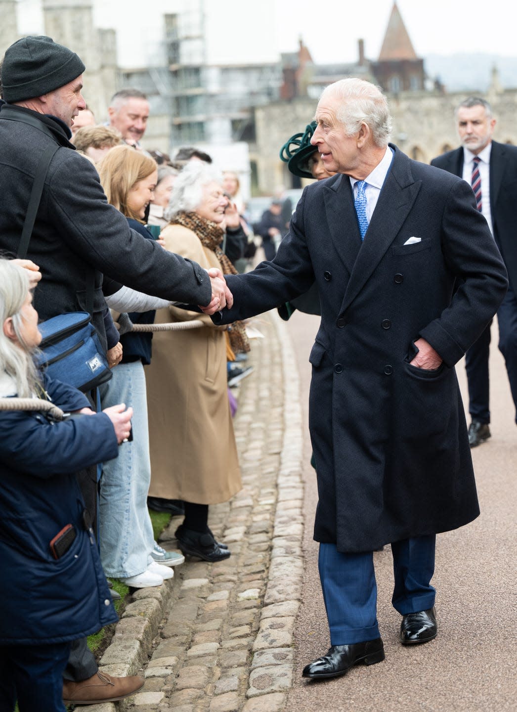 the royal family attend the 2024 easter service