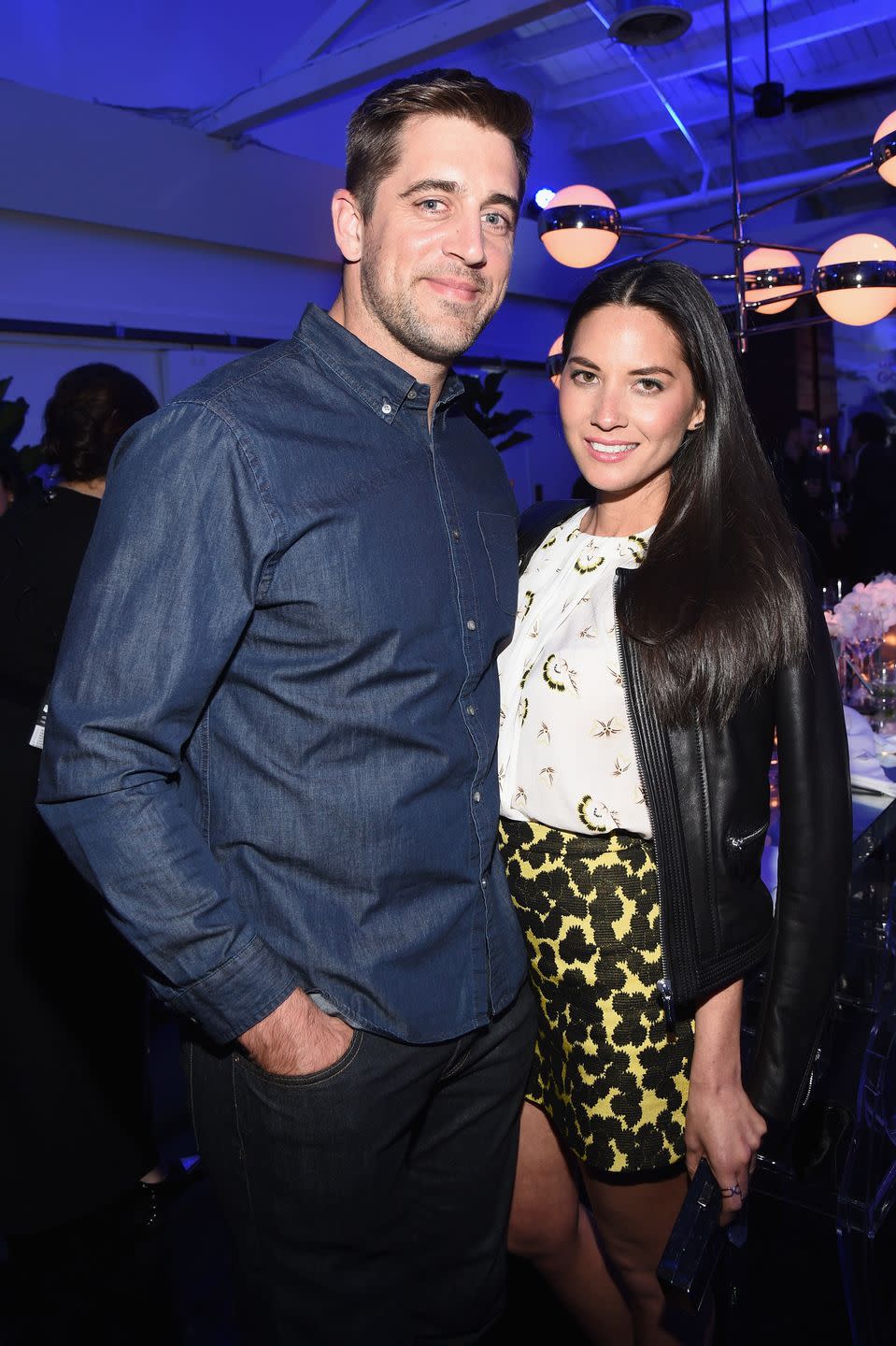 Aaron Rodgers and Olivia Munn