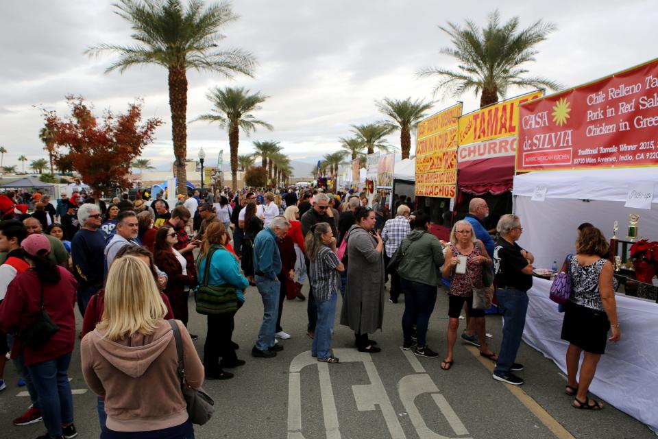 The Indio Tamale Festival will take place 10 a.m.-7 p.m. Saturday, Dec. 4 and 10 a.m.-5 p.m. Sunday, Dec. 5.