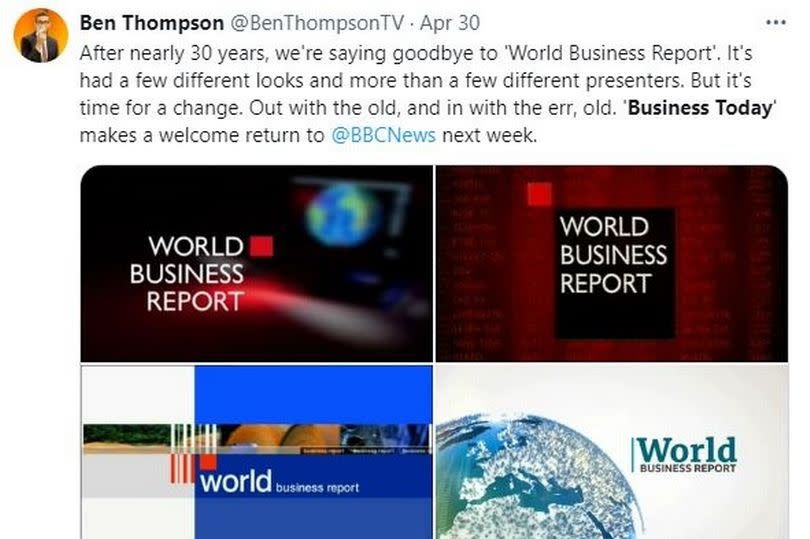 Ben Thompson announces programme change