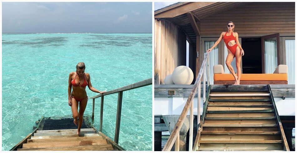 Sophie and Josh love to share their holiday snaps. Photo: Instagram