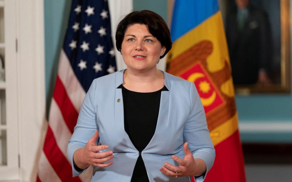 Prime Minister of Moldova Natalia Gavrilita - Manuel Balce Ceneta/Pool via REUTERS