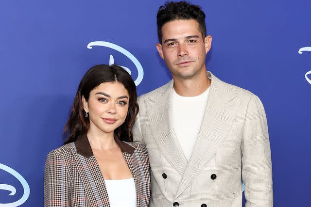 <p>Dia Dipasupil/Getty</p> Sarah Hyland and Wells Adams