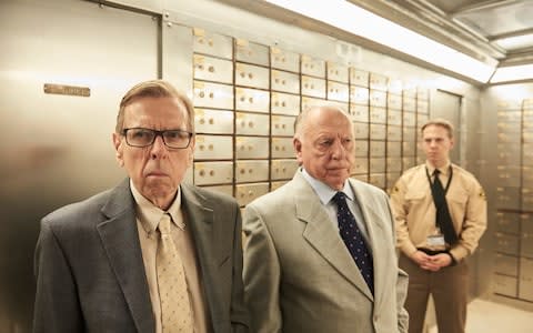 Timothy Spall, Kenneth Cranham and Thomas Coombes in Hatton Garden - Credit: ITV