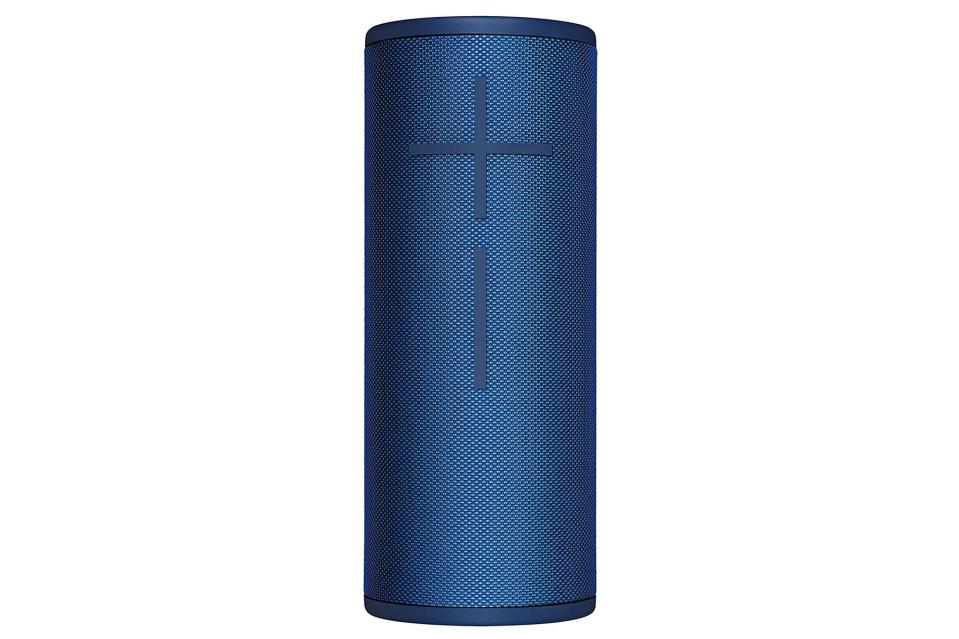 Blue outdoor portable speaker