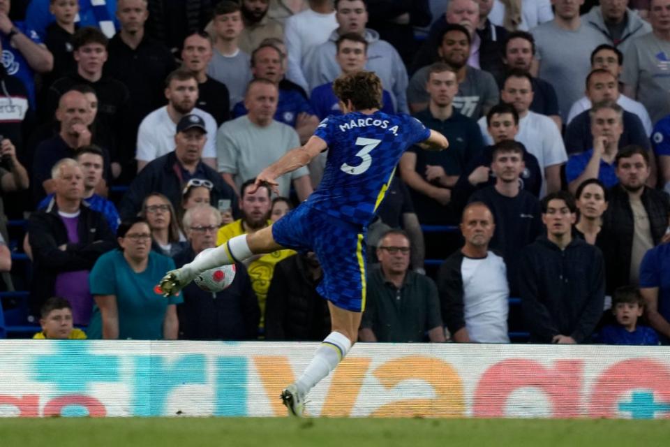 Marcos Alonso equalised for Chelsea (AP) (AP)