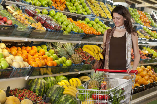 Cost of groceries falls £58