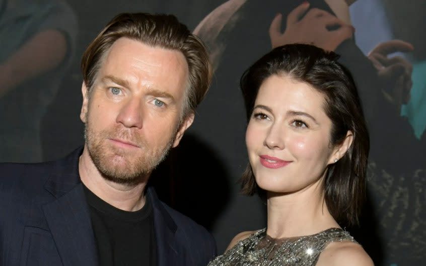 Ewan McGregor stars alongside his wife, Mary Elizabeth Winstead, in A Gentleman in Moscow