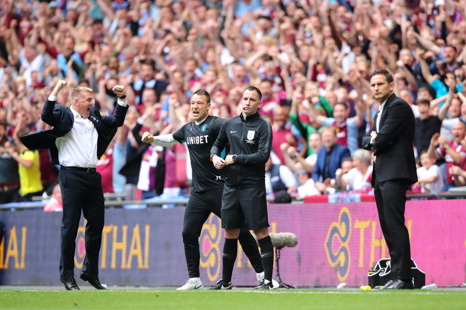 Frank Lampard and Derby tasted defeat in the playoff final. (Credit: Getty Images)