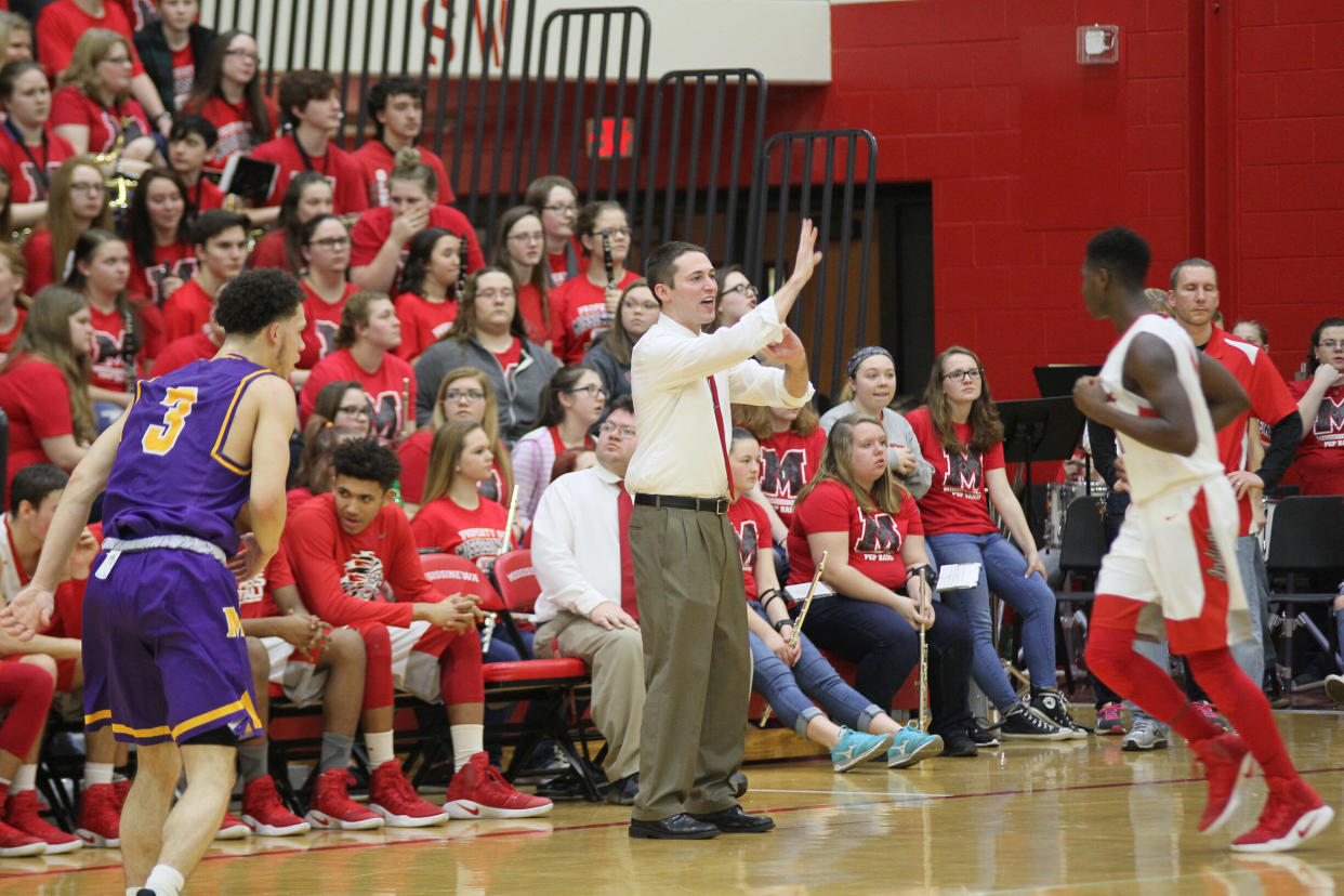 Andrew Evertts coached the North Montgomery High School basketball team for just one year before putting in his resignation. (Credit: Andrew Evertts)