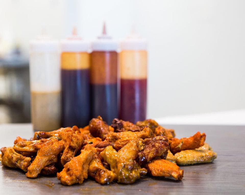 Atomic Wings features 12 signature sauce options for its bone-in and boneless wings.