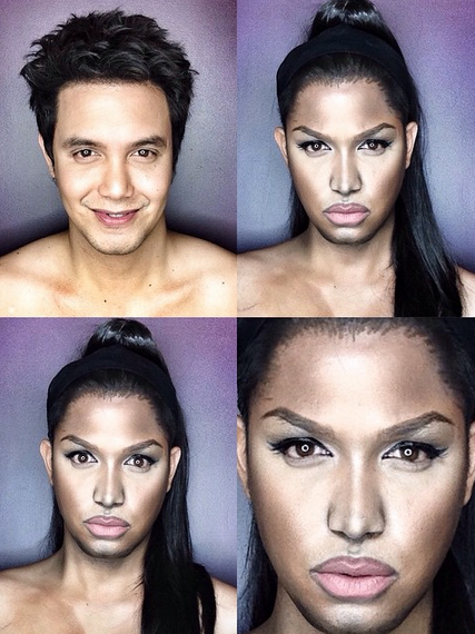 Makeup artist Paolo Ballesteros transforms himself into Nicki Minaj.