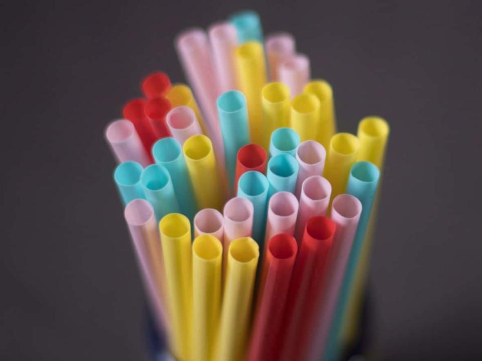 The Liberal government's single-use plastics ban will eventually prohibit the manufacture and sale of plastic straws, with some exceptions for flexible straws due to their use by people with disabilities and in health-care settings.  (Canadian Press - image credit)