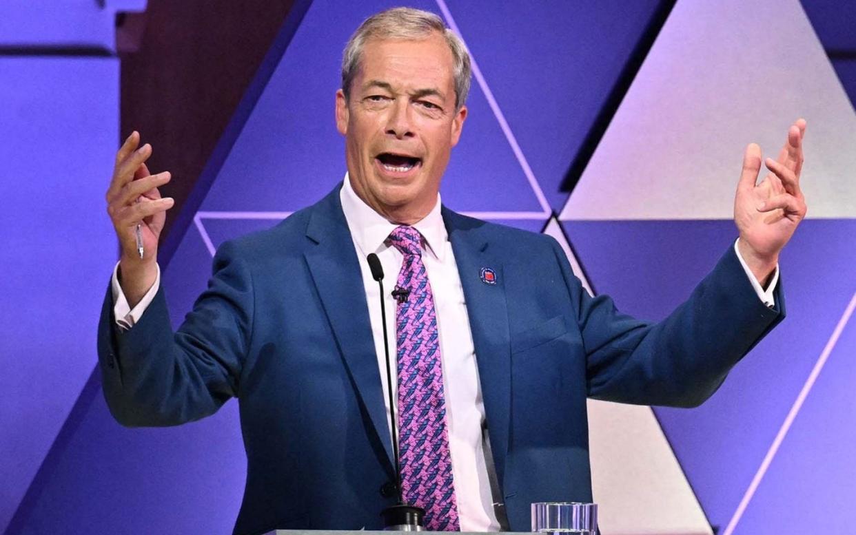 Nigel Farage was polished, pugnacious and popular in outperforming his rivals during the BBC debate