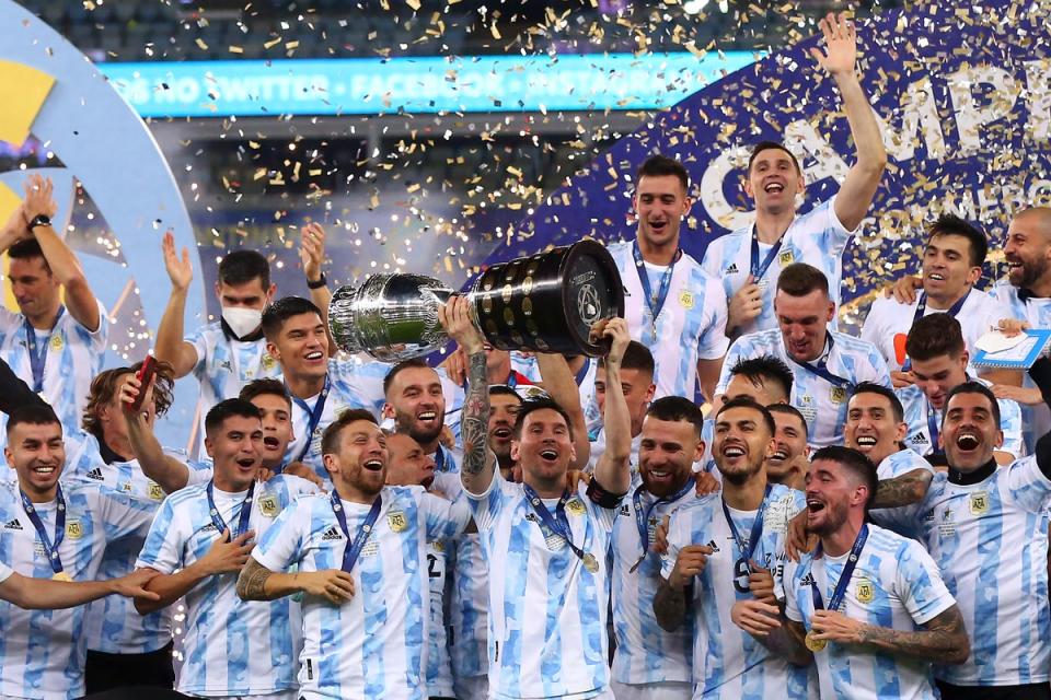 Argentina ended their 28-year trophy drought at last year’s Copa America (Getty Images)