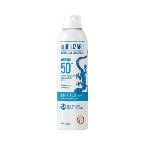 Blue Lizard Mineral Sunscreen SPF 50 Spray; best spray susncreen