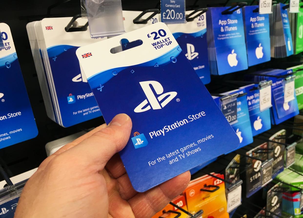 ps4 gift card