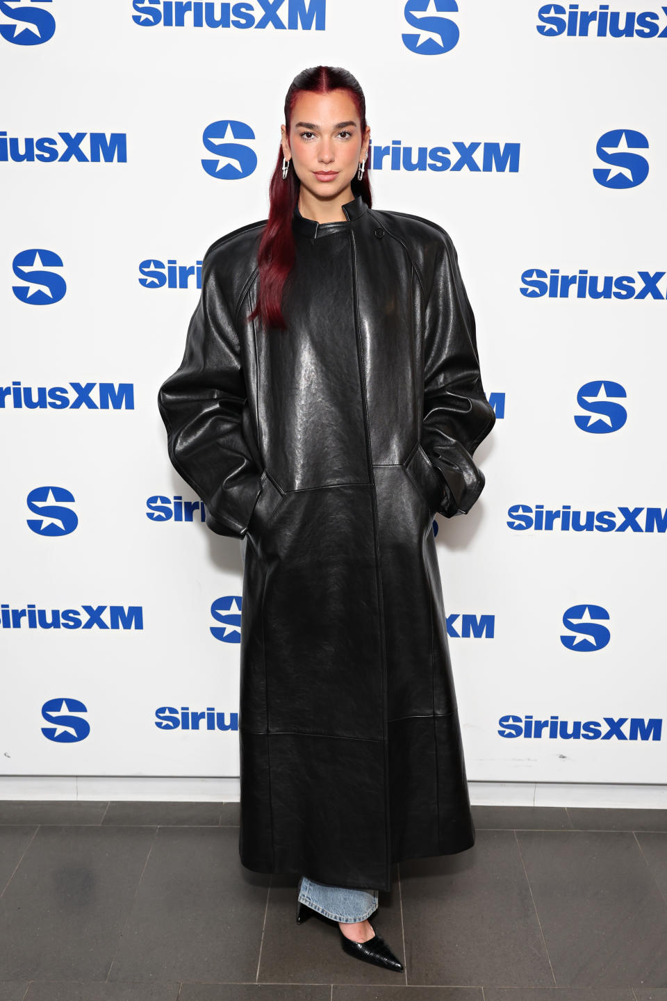 NEW YORK, NEW YORK - APRIL 24: Dua Lipa visits the SiriusXM Studios on April 24, 2024 in New York City.  (Photo by Cindy Ord/Getty Images for SiriusXM)