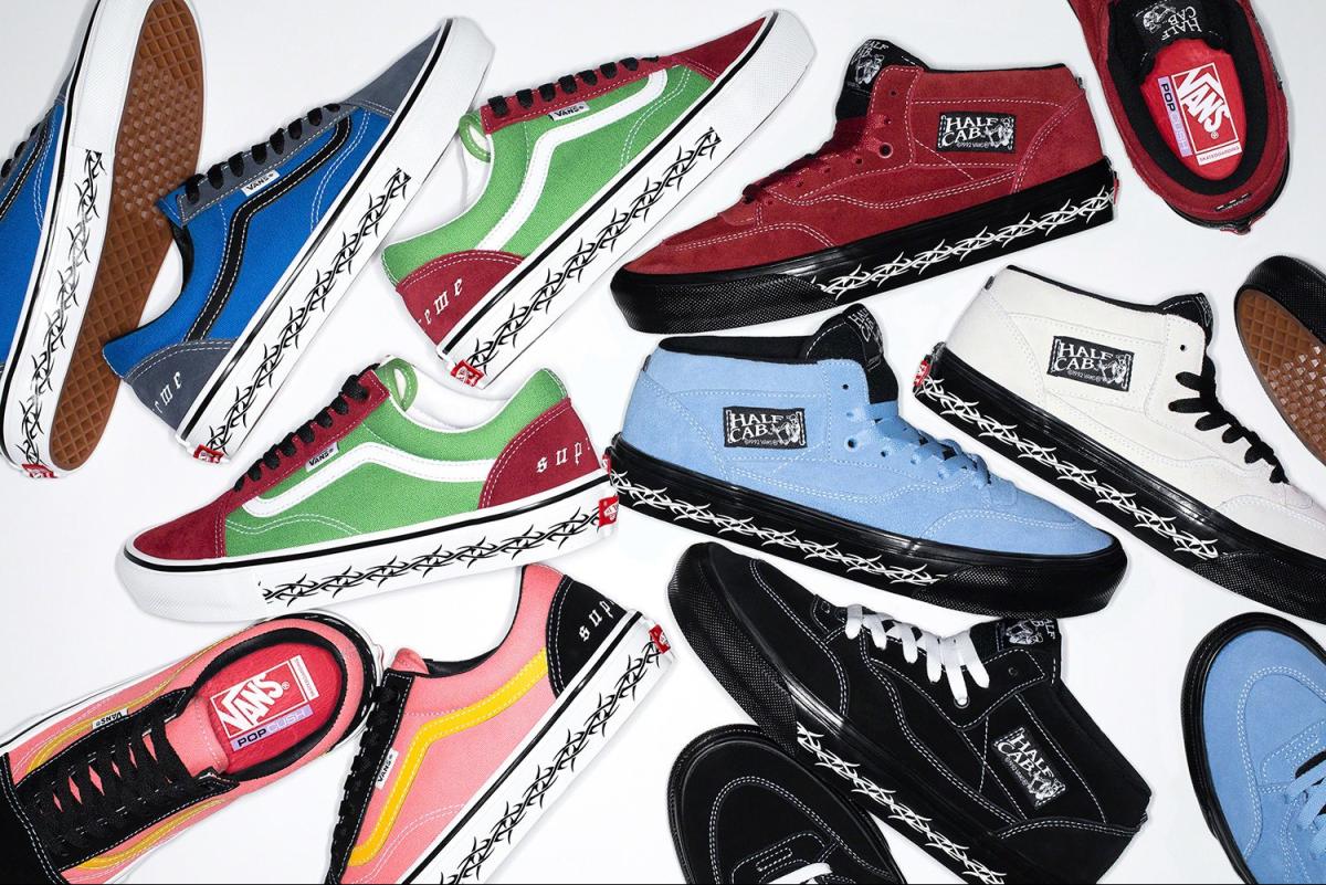 Supreme x Vans Skate Grosso Mid and Skate Era Spring '21 Release