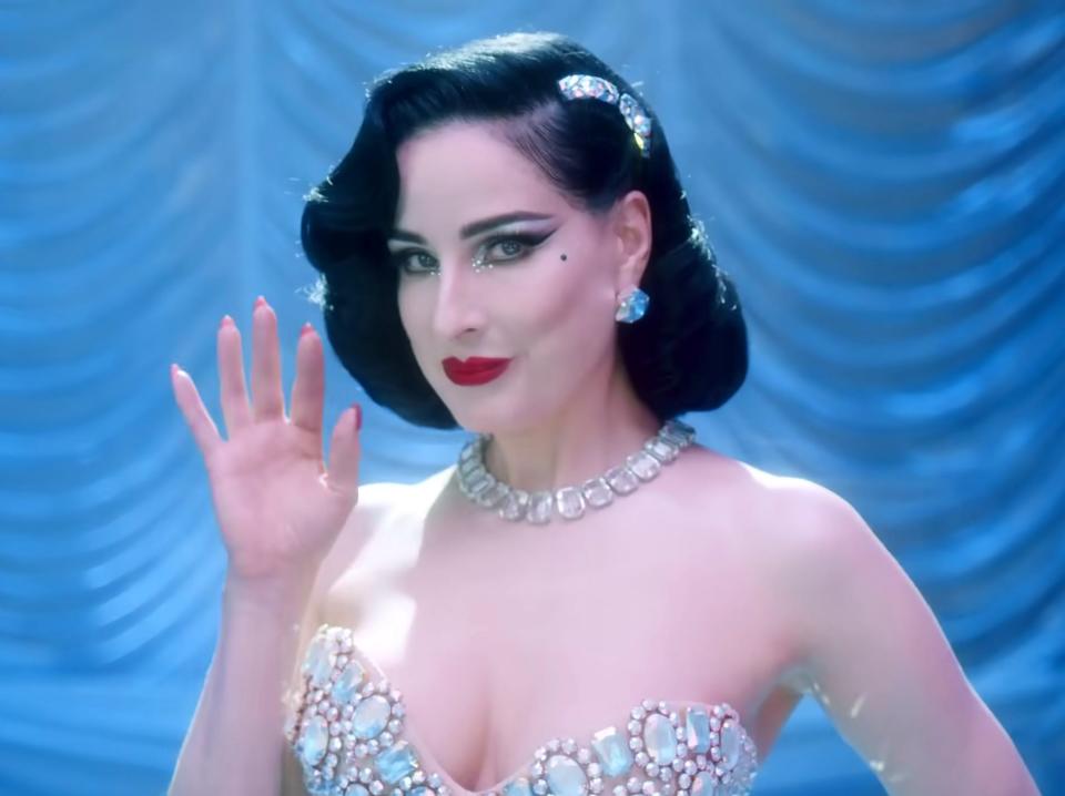 dita von teese taylor swift bejeweled music video