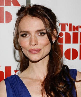 Saffron Burrows at a New York City screening of Lionsgate Films' The Bank Job