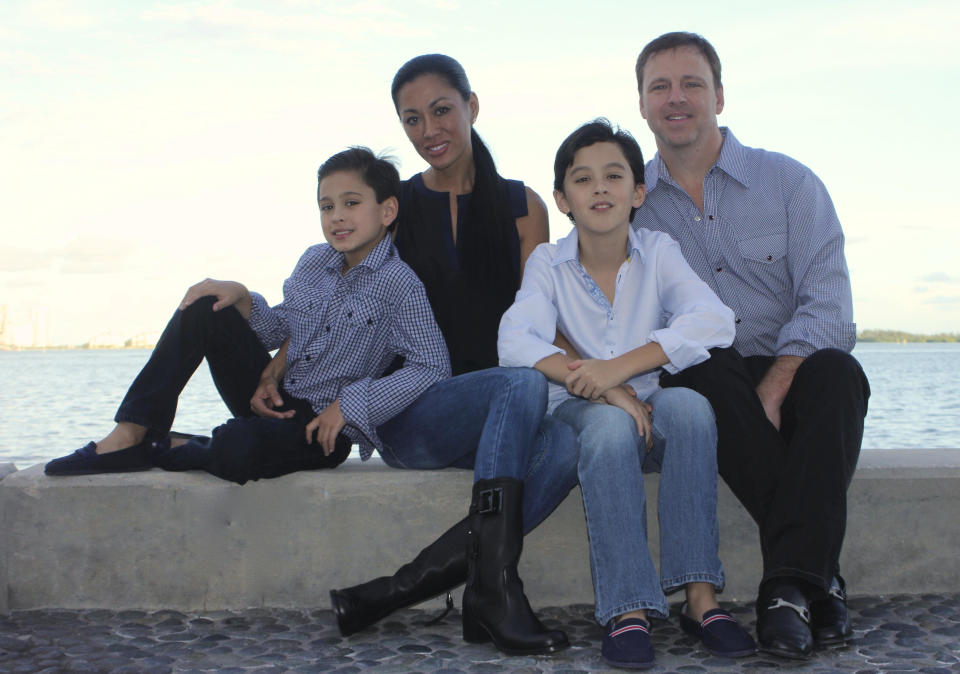 Anna, Phillip and their sons, Phillip Jr. and&nbsp;Aston.