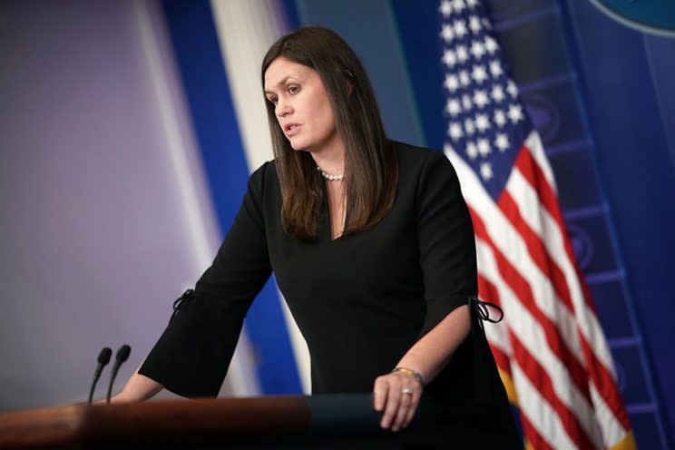 Sarah Huckabee Sanders (Photo: Win McNamee/Getty Images)