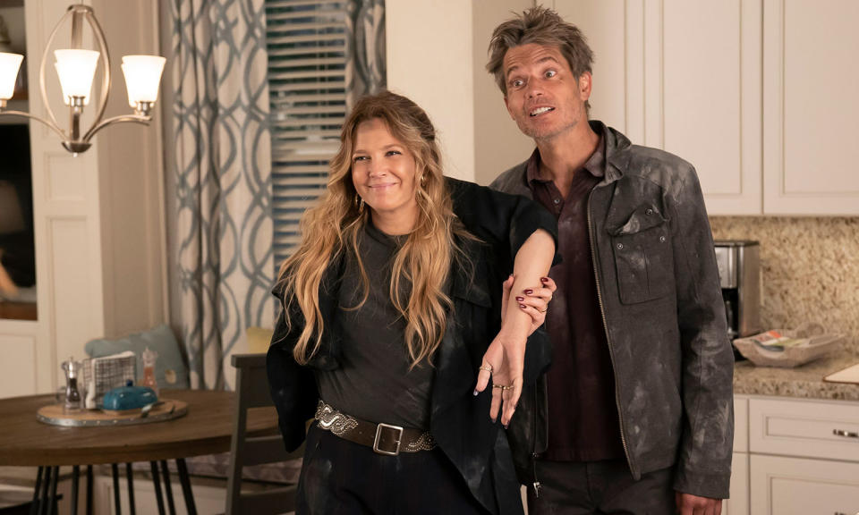 The zom-com starring Drew Barrymore and Timothy Olyphant had a <a href="https://www.yahoo.com/entertainment/santa-clarita-diet-fans-pound-161336126.html" data-ylk="slk:loyal fanbase;elm:context_link;itc:0;sec:content-canvas;outcm:mb_qualified_link;_E:mb_qualified_link;ct:story;" class="link  yahoo-link">loyal fanbase</a> after its first season which only got bigger as the series got better and better as it went into seasons two and three. However, Netflix announced earlier this year that the show was not being brought back for a fourth season. To rub salt into the wound, the series ended on a cliffhanger, meaning that fans won't find out what writers might've had in mind next. Creator Victor Fresno previously revealed he had a total of <a href="https://www.yahoo.com/lifestyle/netflix-cancelled-santa-clarita-diet-165411526.html" data-ylk="slk:five series in mind;elm:context_link;itc:0;sec:content-canvas;outcm:mb_qualified_link;_E:mb_qualified_link;ct:story;" class="link  yahoo-link">five series in mind</a>. (Saeed Adyani/Netflix)