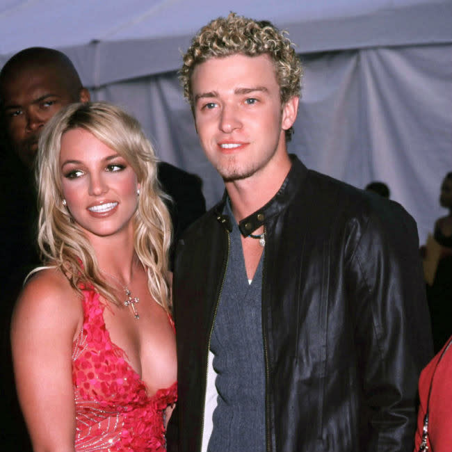 Britney Spears y Justin Timberlake en una imagen del año 2002 credit:Bang Showbiz