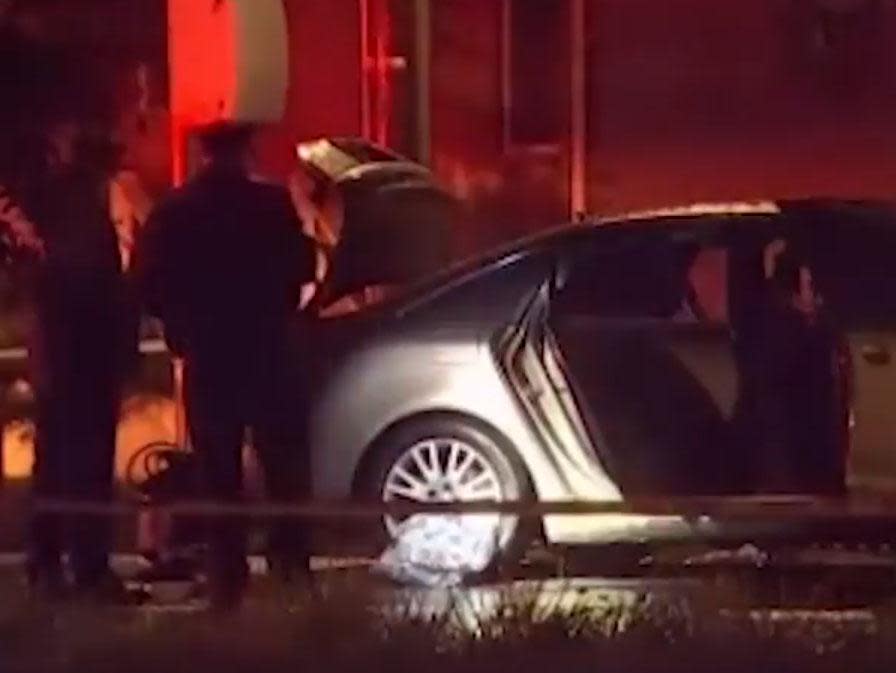 A 3-year-old girl has died after being left in a burning car that was chained shut from the inside, sources close to an investigation say.Police found one gas canister near the car in New York and another in the backseat of the vehicle, although it is currently unclear whether it was purposely set on fire.The girl, who has been named as Zoey Pereira, was pulled out of the Audi A6 Sedan and rushed to hospital, where she was later pronounced dead.A man has been taken into custody after witnesses reportedly saw him flee from the scene in flames and run into a nearby pond.ABC7 Eyewitness News has reported that the man is the biological father of the girl, who lived in Queens, New York, with her mother.No charges have been filed against the man but he is reportedly being questioned by police.Officials responded to reports of a car stopped in the middle of the road on Sunday night and found the vehicle engulfed in flames.Firefighters were able to pull the girl out because the heat from inside the car had melted the door handle, a source told the New York Post.“I was inside, I heard a big bomb and my sister was saying she thought it was a gunshot,” witness Lisa Silvera told CBS New York.“We came out and there was a lady standing there [who] said ‘There was a guy on fire and he ran to the water over there’… they took the baby out and the baby was badly burned.”The man, who suffered second and third degree burns, was hospitalised last night.The car has remained at the scene as investigators search for more information on the cause of the fire.