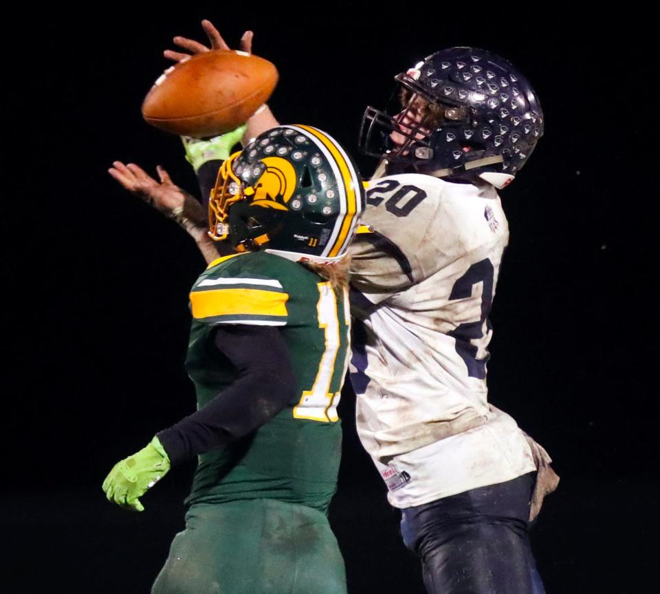 Jude Campbell (left) has experience at defensive back and wide receiver for Saint Mark's.