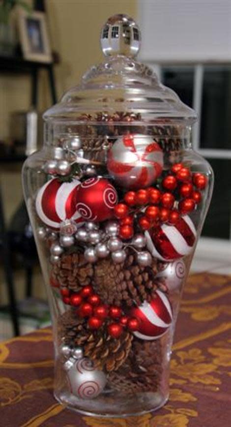 Glass Jar Centerpiece