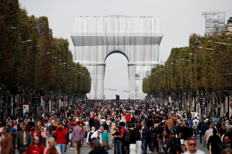 Car free day in Paris