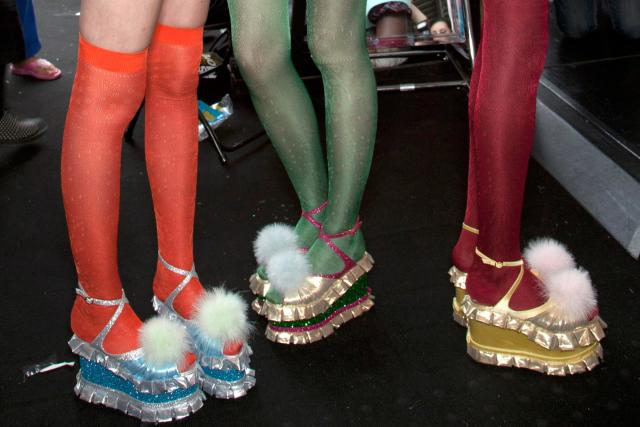 Ugly Shoe Deja Vu: Bakers' version of Louis Vuitton's feather sandals >  Shoeperwoman