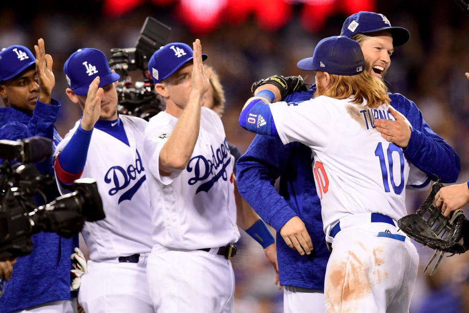 The Dodgers won Game 1 of the World Series after an excellent start by Clayton Kershaw. (Getty Images)