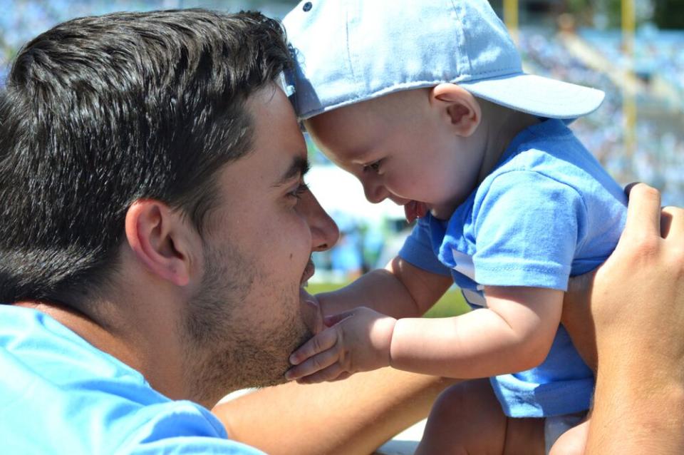 John Cooper (left) and son Peyton | Courtesy of the Cooper family