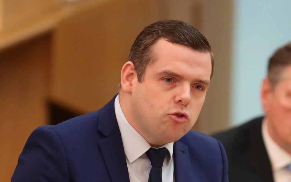 Douglas Ross called the SNP's excuses on education 'absurd' - Russell Cheyne/REUTERS