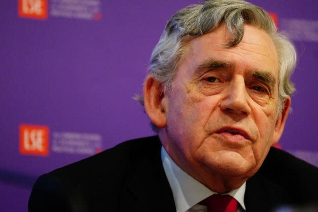 Gordon Brown speech