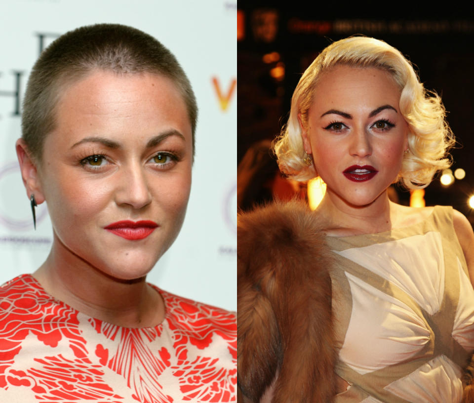 <p>The British actress definitely isn’t shy of experimenting with her hair, so it was no surprise when she went for a buzz cut in 2012. <i>[Photo: Getty]</i></p>